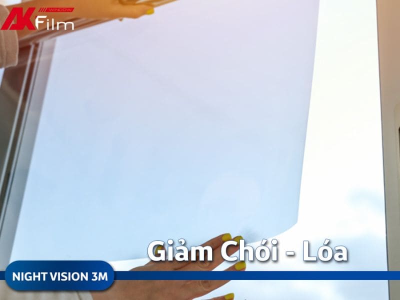 Giảm lóa mắt khi dán phim nhà kính