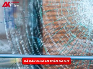 Phim cách nhiệt 3M SH7 giúp tăng độ an toàn cho hệ thống kính