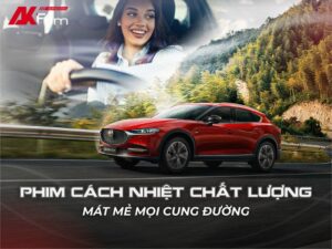 Ưu điểm phim cách nhiệt ô tô ASWF