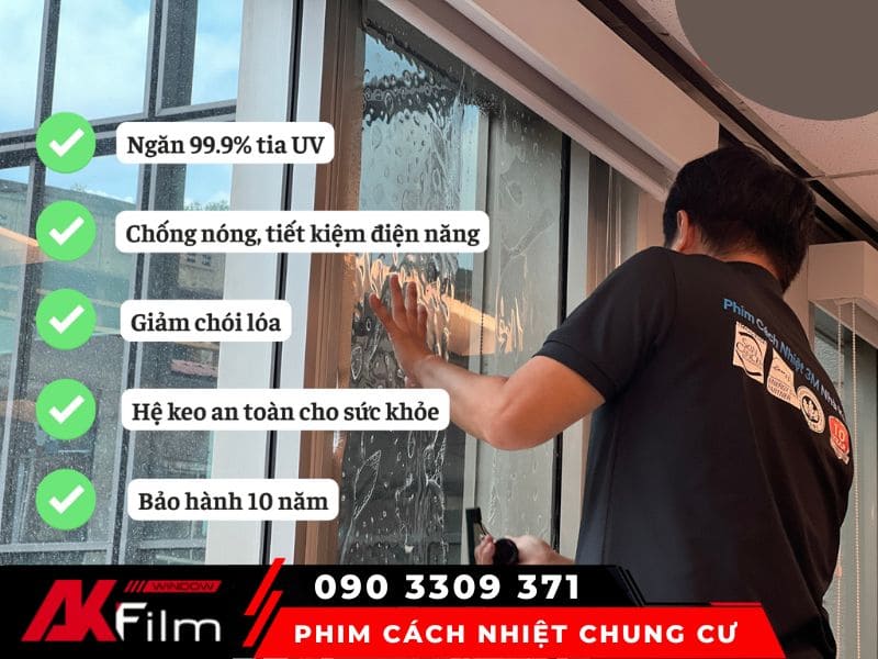 Lợi ích dán phim cách nhiệt cho chung cư