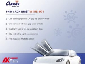 Những điểm nổi bật làm nên chất lượng phim cách nhiệt Classis