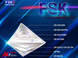 Phim cách nhiệt FSK sở hữu công nghệ Nhật Bản, cách nhiệt hiệu quả