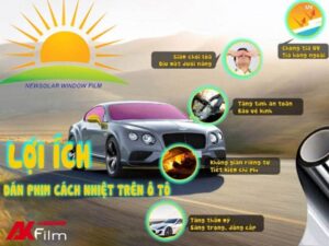 Những lợi ích nổi bật khi dán phim New Solar cho ô tô