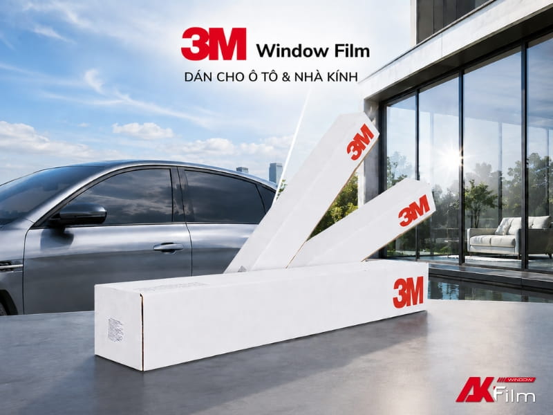 Phim cách nhiệt 3M ứng dụng cho nhà kính và ô tô