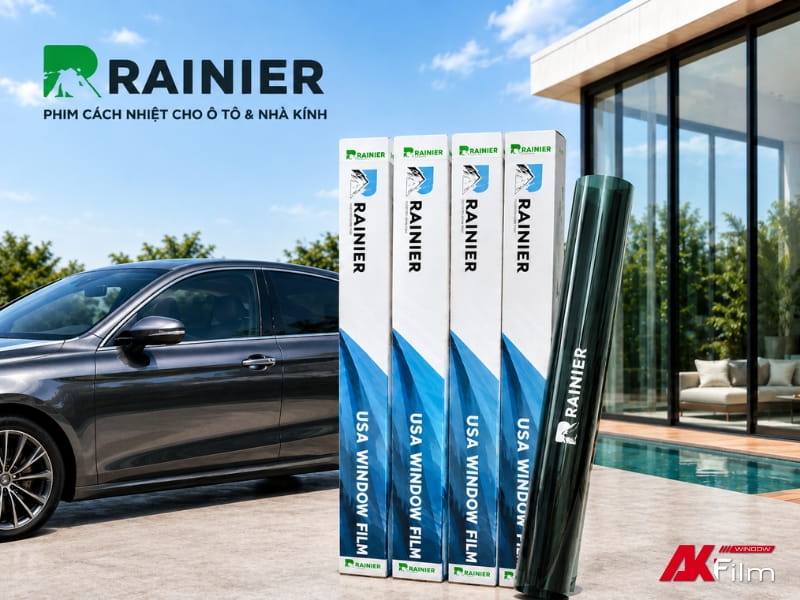Phim cách nhiệt Rainier giúp kiểm soát nhiệt, tăng sự thoải mái