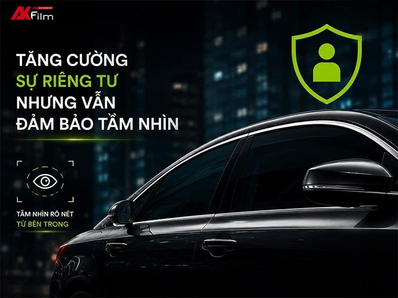 Phim cách nhiệt 3M NR tăng cường sự riêng tư nhưng vẫn đảm bảo tầm nhìn