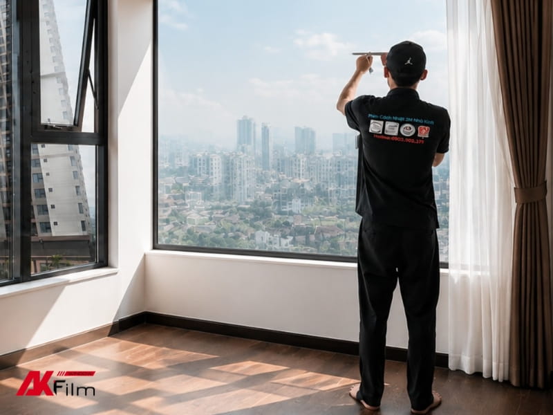 Các bước thi công phim cách nhiệt nhà kính đạt chuẩn