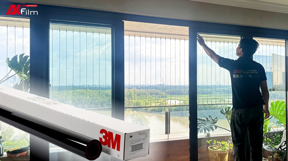 Dán kính cách nhiệt văn phòng 3M Night Vision