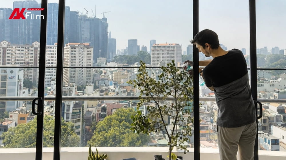Phim cách nhiệt chung cư giúp cản đến 99% tia UV
