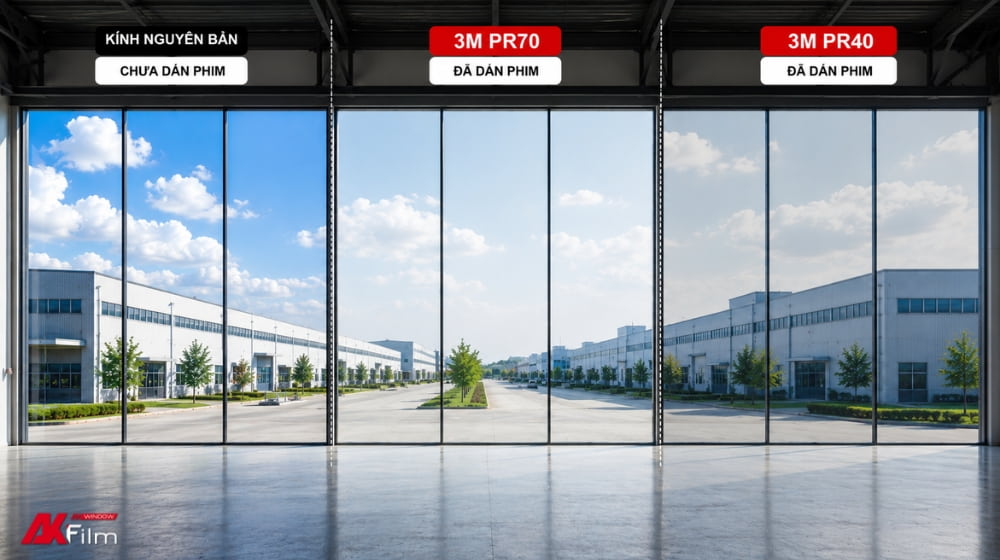 Phim cách nhiệt 3M Prestige dành cho nhà xưởng và nhà máy