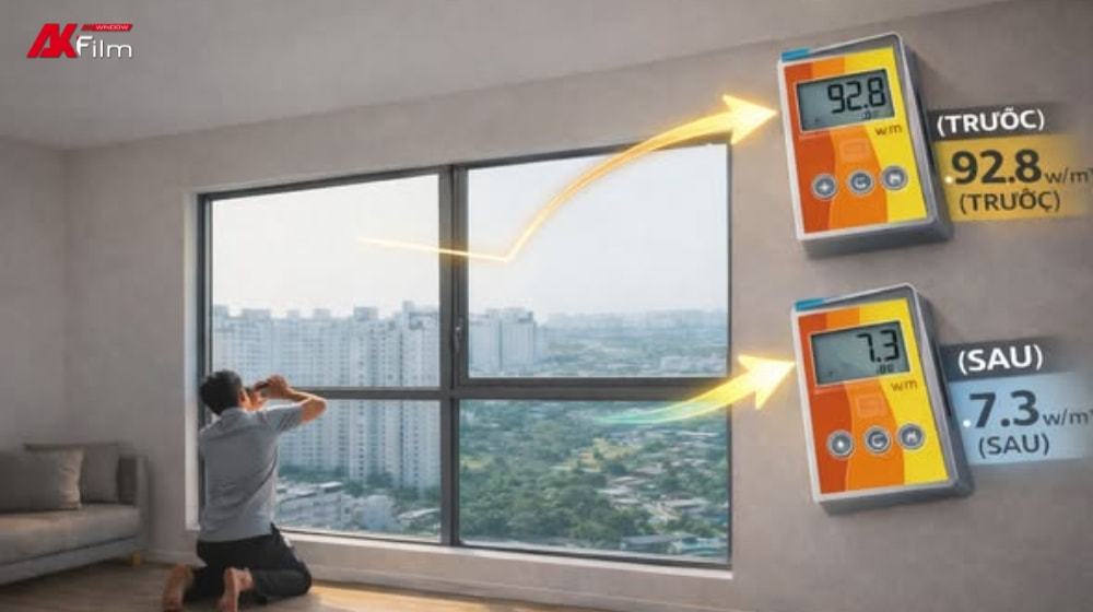 Phim cách nhiệt giúp giảm nhiệt và chống nóng hiệu quả