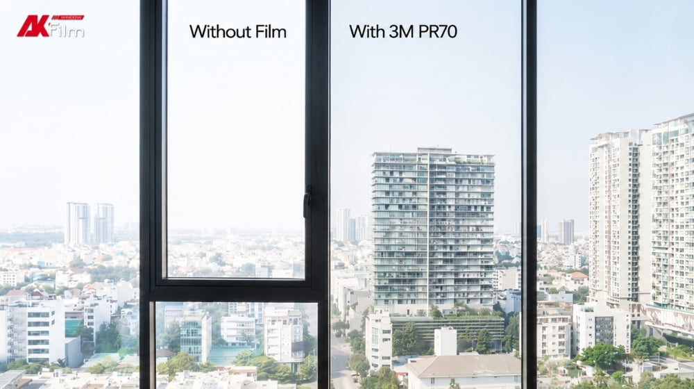 Phim cách nhiệt 3M Prestige giữ trọn vẻ đẹp của mặt tiền kính