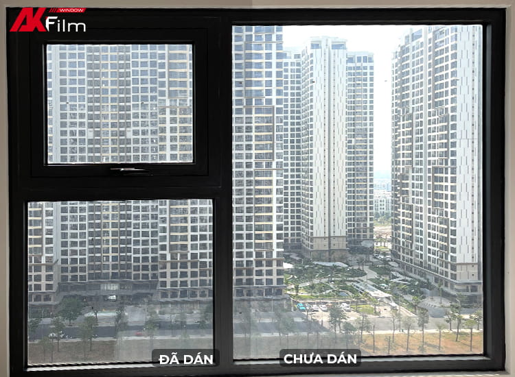 Căn hộ Vinhomes Grand Park trước và sau khi dán phim cách nhiệt 3M PR70