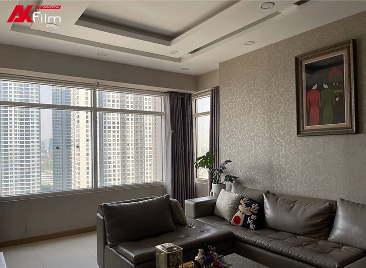 Dán phim cách nhiệt giúp căn hộ giảm nhiệt và giữ trọn view
