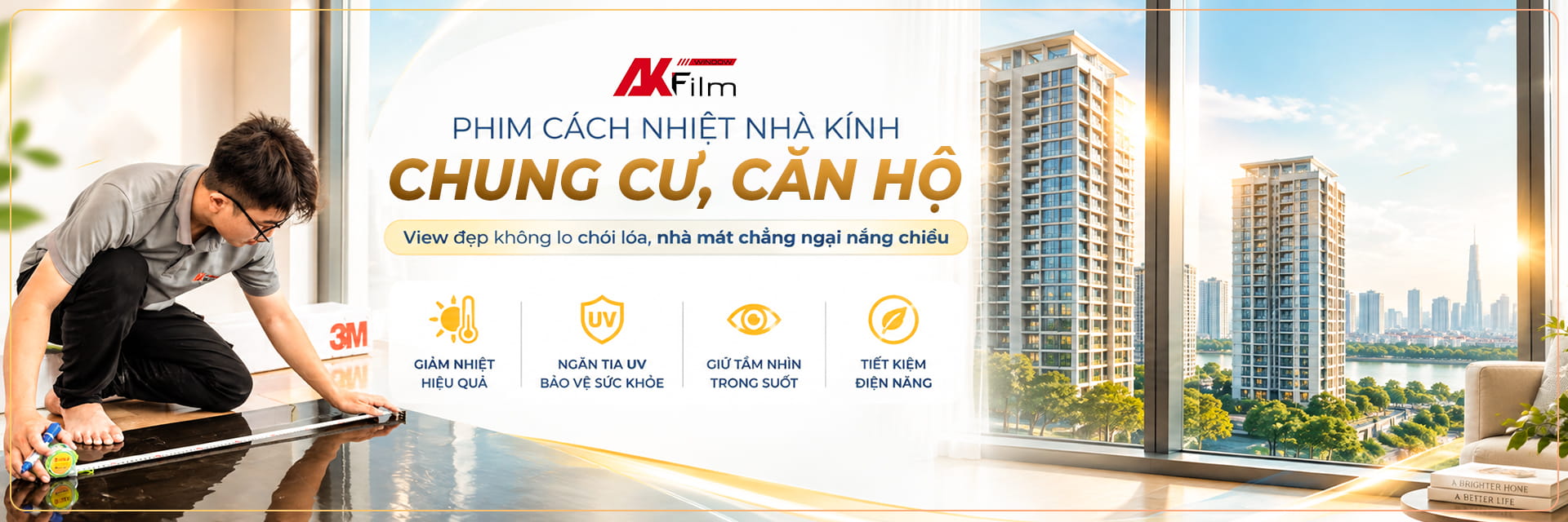 Phim cách nhiệt căn hộ, chung cư