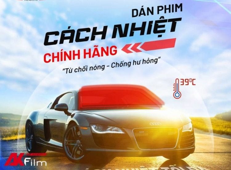 Dán phim cách nhiệt ô tô chống nóng hiệu quả