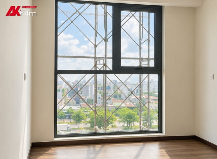 Hiện trạng hệ kính chung cư D-AQUA trước khi thi công