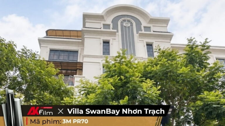 Dán kính cách nhiệt Villa Swanbay Nhơn Trạch