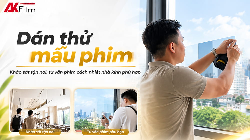 Khảo sát thực tế, tư vấn phim cách nhiệt phù hợp cho từng công trình