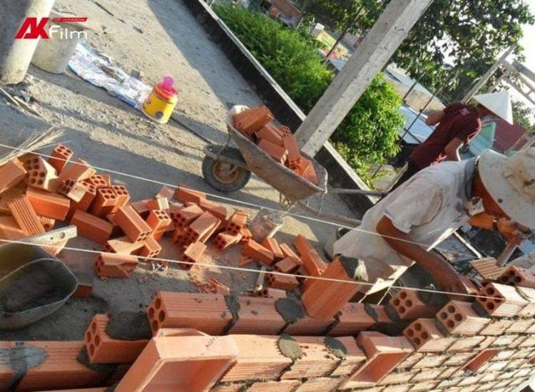 Xây tường 2 lớp giải pháp che nắng cho nhà hướng Tây