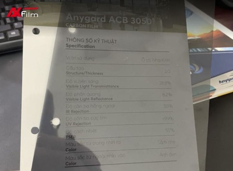 Gói dán phim Anygard tiêu chuẩn