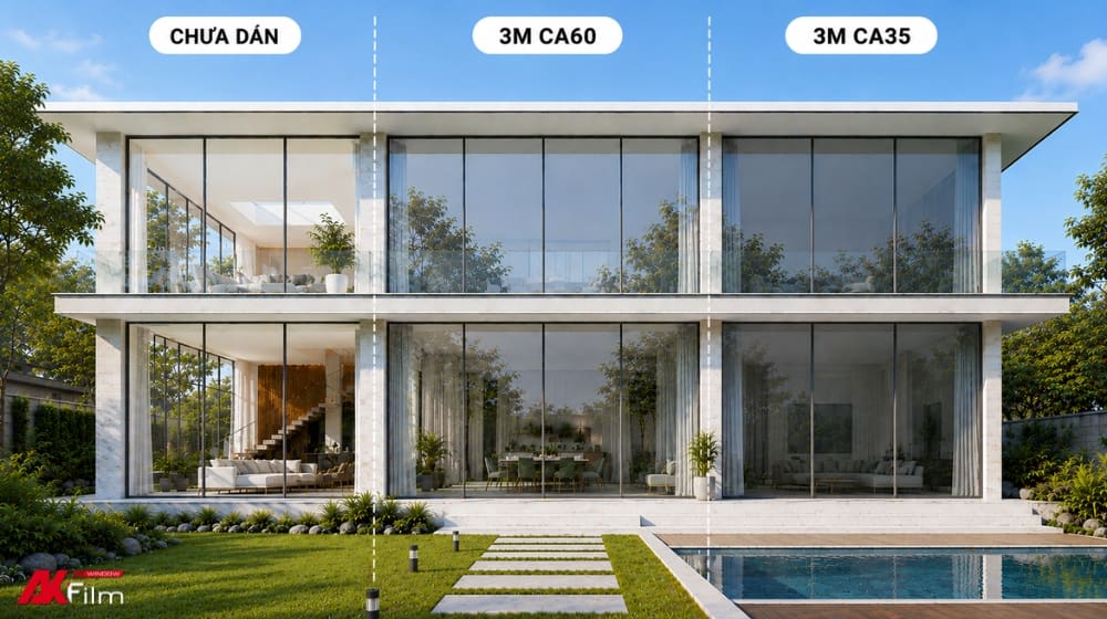 Phim cách nhiệt 3M Ceramic Architectural giúp giảm chói và cách nhiệt tốt