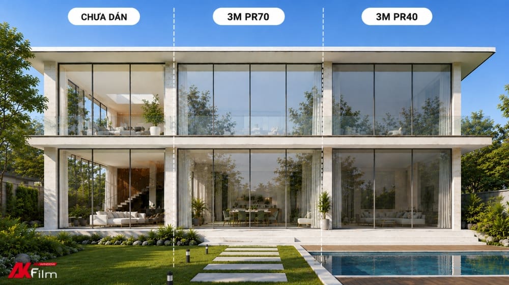 Phim cách nhiệt 3M Prestige cản nhiệt cao, giữ không gian luôn mát mẻ