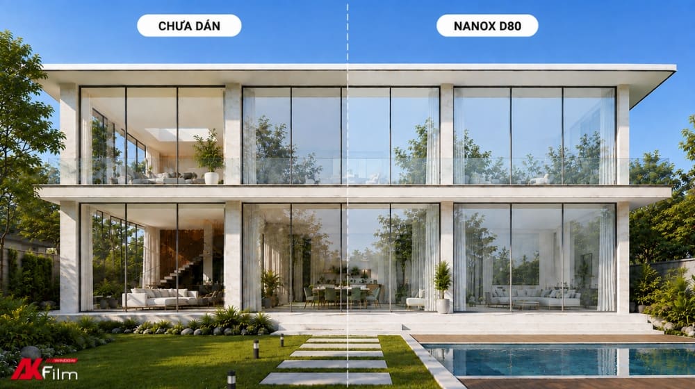 Phim cách nhiệt NanoX Diamond View chống nóng hiệu quả, tăng tính thẩm mỹ