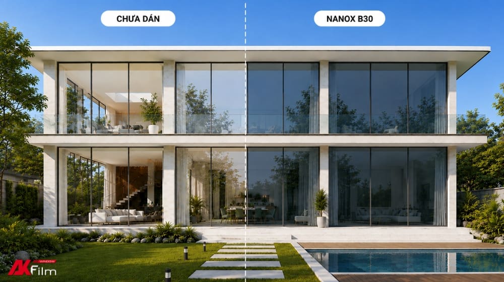 Phim cách nhiệt NanoX Ice-Con giảm nhiệt ổn định, bảo vệ không gian sống