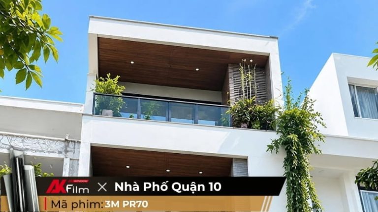 Phim cách nhiệt cửa kính Nhà Phố Quận 10