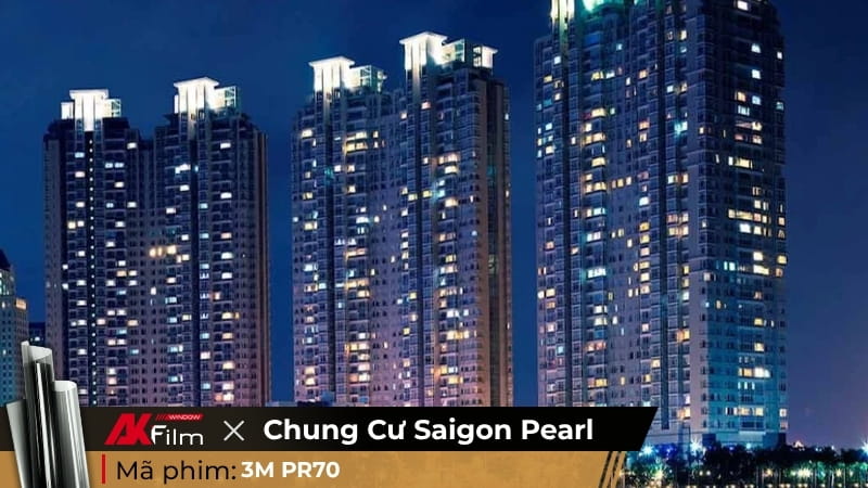 Phim cách nhiệt dán kính chung cư Saigon Pearl