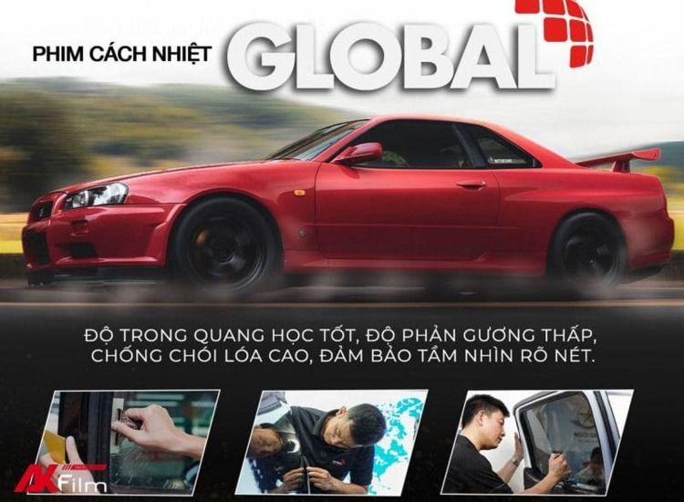 Ưu điểm khi dán phim chống nóng Global