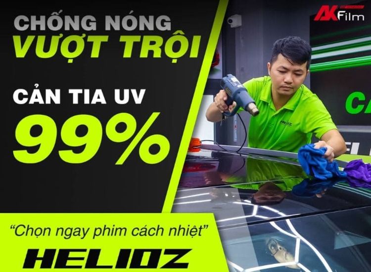 Ưu điểm vượt trội của phim cách nhiệt Helioz