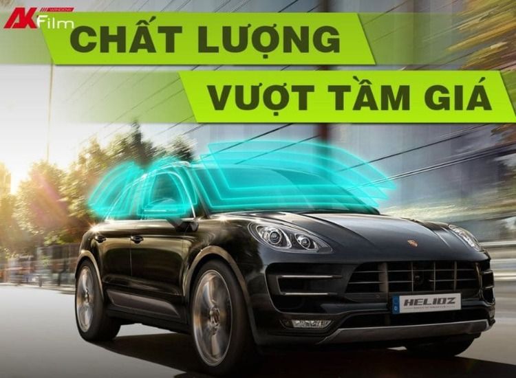Helioz - Thương hiệu phim cách nhiệt được nhiều chủ xe lựa chọn