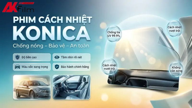 Phim cách nhiệt Konica Minolta