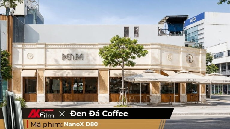 Phim cách nhiệt nhà kính Đen Đá Cafe