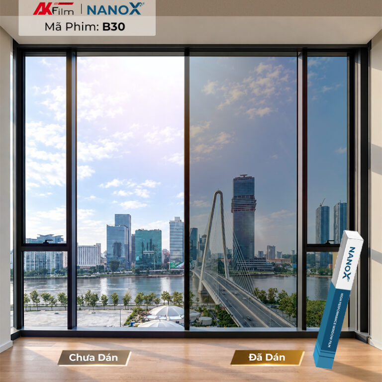 Phim cách nhiệt nhà kính NanoX B30