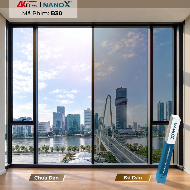 Phim cách nhiệt nhà kính NanoX B30