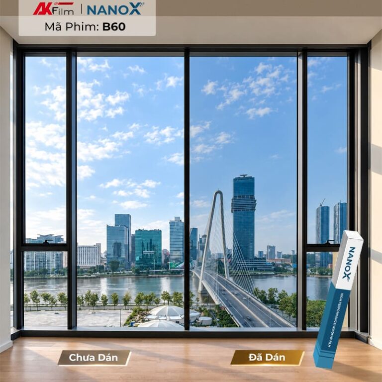 Phim cách nhiệt nhà kính NanoX B60