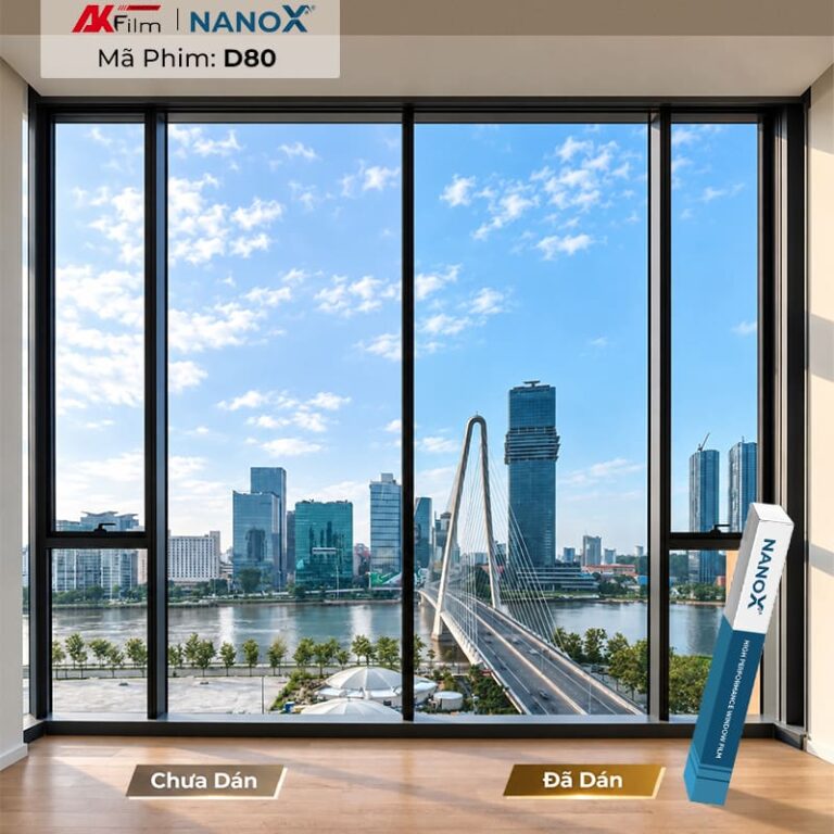 Phim cách nhiệt nhà kính NanoX D80