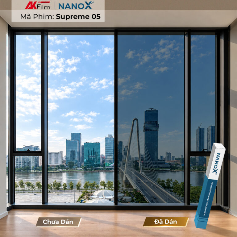 Phim cách nhiệt nhà kính NanoX Supreme 05