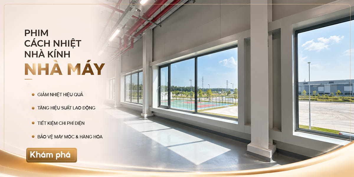 Phim cách nhiệt nhà máy, nhà xưởng