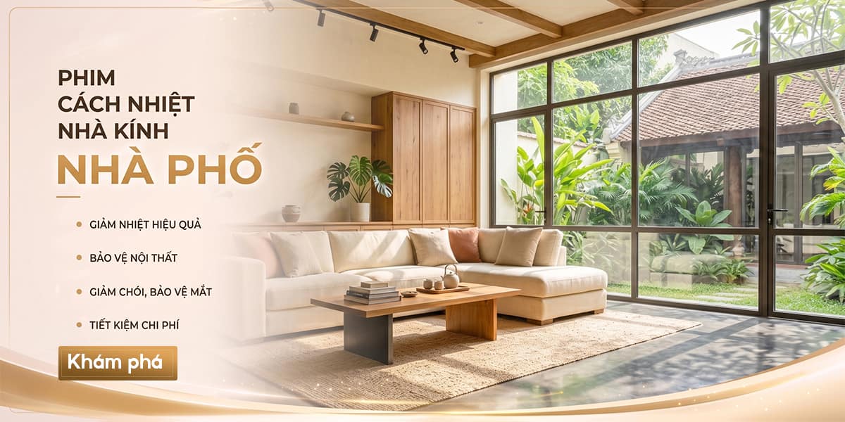 Phim cách nhiệt biệt thự, nhà phố