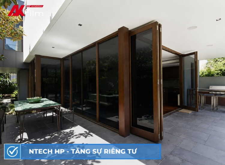 Không gian riêng tư hơn sau khi dán phim Ntech HP