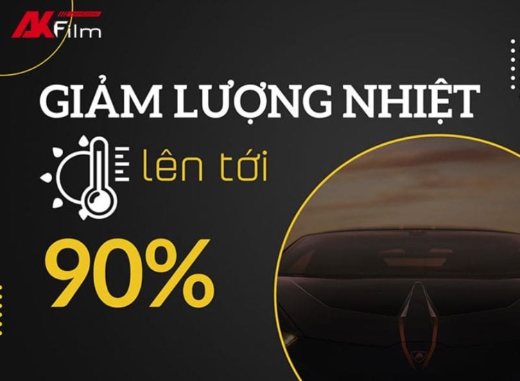 Phim cách nhiệt Photosync cản đến 90% nhiệt lượng