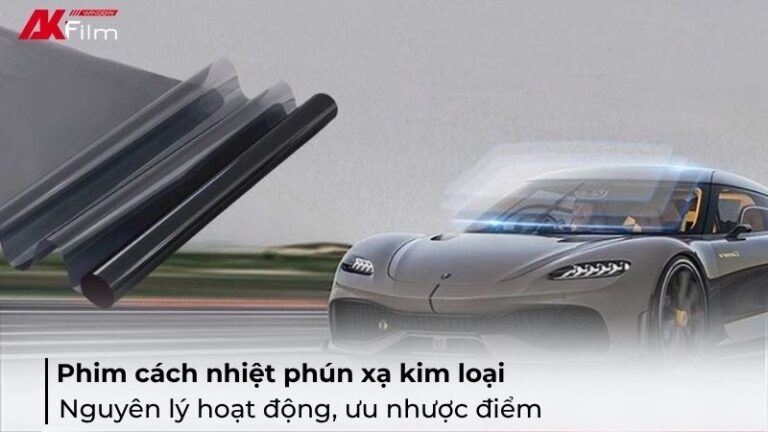 Phim cách nhiệt phún xạ kim loại