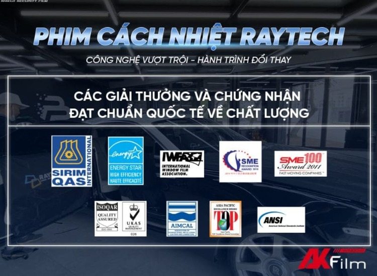 Raytech - Thương hiệu phim cách nhiệt được nhiều chủ xe tin chọn