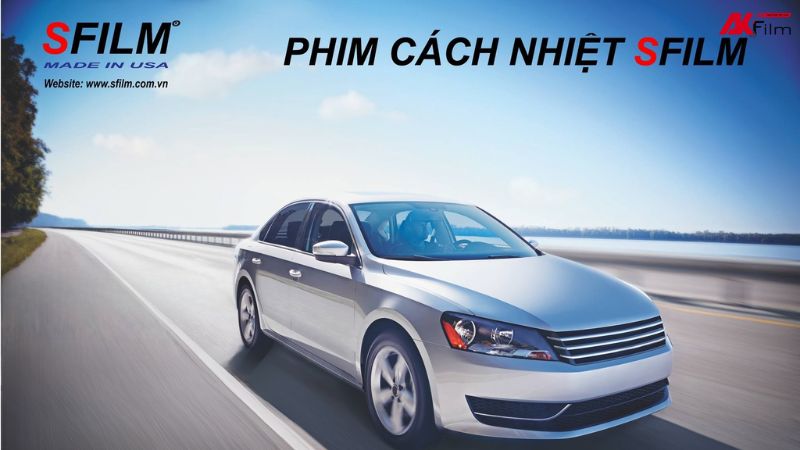 Phim cách nhiệt Sfilm cho xe ô tô