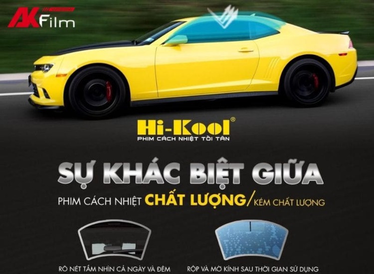 Công nghệ phim Hi-Kool tạo nên sự khác biệt cho sản phẩm