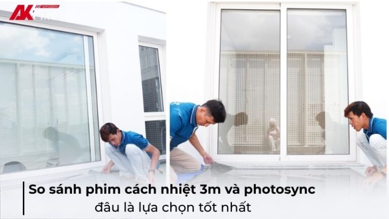 So sánh phim cách nhiệt 3M và Photosync